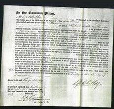 Court of Common Pleas - Catherine Sherman-Original Ancestry