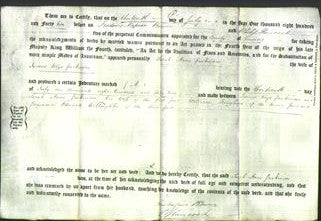 Deed by Married Women - Sarah Anne Parkinson-Original Ancestry