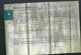 Deed by Married Women - Sarah Roome-Original Ancestry