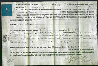 Deed by Married Women - Dinah Millson-Original Ancestry