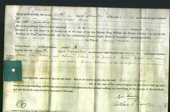 Deed by Married Women - Rebecca Bartlett-Original Ancestry