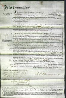 Court of Common Pleas - Mary Ann Lesslie Knott-Original Ancestry