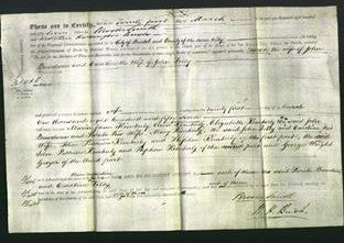 Deed by Married Women - Sarah Bowdwen and Caroline Tilly-Original Ancestry