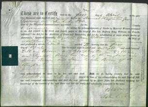Deed by Married Women - Elizabeth Ann Williams-Original Ancestry