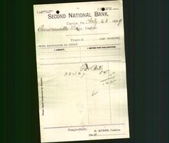 Bank Letterhead - Second National Bank