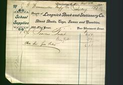 Business Letterhead - Lengnick Book and Stationery Company