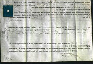 Deed by Married Women - Sarah Sharpe-Original Ancestry