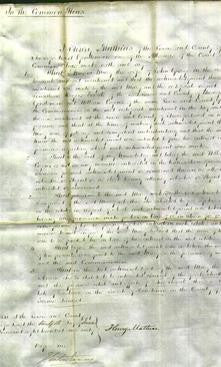 Court of Common Pleas - Mary George-Original Ancestry