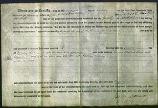 Deed by Married Women - Elizabeth Ward-Original Ancestry