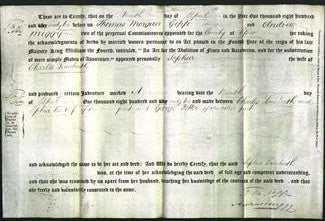 Deed by Married Women - Sophia Lambirth-Original Ancestry