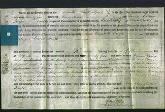 Deed by Married Women - Ann Elizabeth Ingle-Original Ancestry