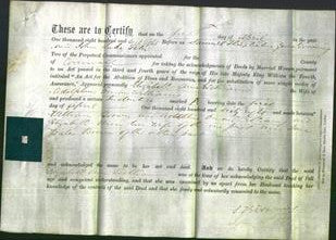 Deed by Married Women - Elizabeth Ann Williams-Original Ancestry