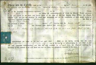 Deed by Married Women - Catharine Mertens-Original Ancestry