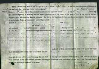 Deed by Married Women - Mary Jones and Anne Hadler-Original Ancestry