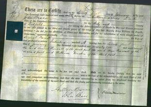 Deed by Married Women - Ann Pearsall-Original Ancestry