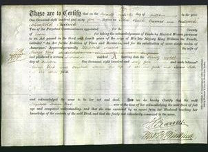 Deed by Married Women - Elizabeth Maria York-Original Ancestry