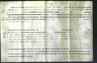 Deed by Married Women - Elizabeth Brotherston-Original Ancestry