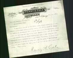 Letterhead - Henry A. Cole