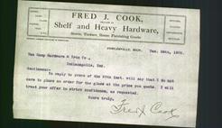 Letterhead - Fred J. Cook