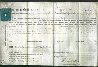 Deed by Married Women - Emily Tibbatts-Original Ancestry