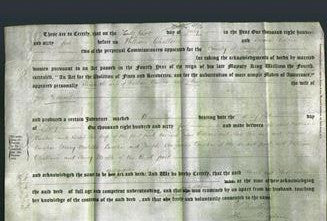 Deed by Married Women - Sarah Buxton and Ann Downes-Original Ancestry