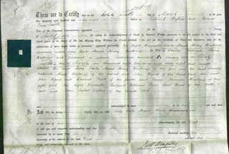 Deed by Married Women - Right Honorable Lady Edith Maud Abney Hastings-Original Ancestry