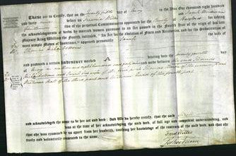 Deed by Married Women - Sarah Hickinbottom-Original Ancestry