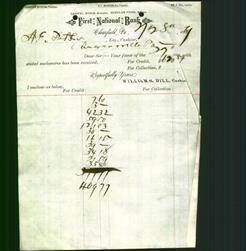 Bank Letterhead - First National Bank