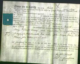 Deed by Married Women - Sarah Ann Willey