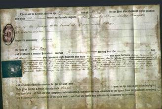 Deed by Married Women - Sarah Pope-Original Ancestry