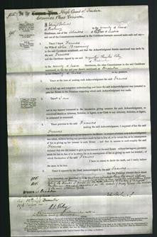 Court of Common Pleas - Frances Brunning-Original Ancestry