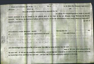 Deed by Married Women - Sarah Buxton and Ann Downes-Original Ancestry
