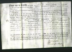 Deed by Married Women - Elizabeth Grosvenor-Original Ancestry