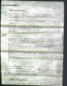 Court of Common Pleas - Martha Blackburn-Original Ancestry