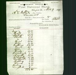 Bank Letterhead - First National Bank