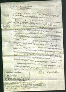 Court of Common Pleas - Frances Isabella Percival-Original Ancestry