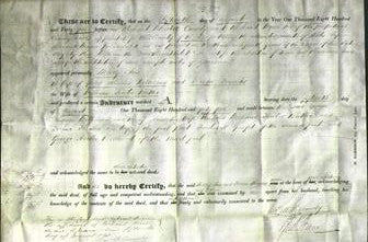 Deed by Married Women - Mary Ann Williams and Teresa Frances Butler-Original Ancestry