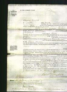 Court of Common Pleas - Rebecca Standert-Original Ancestry