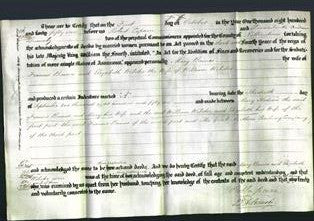 Deed by Married Women - Mary Baines and Elizabeth Webster-Original Ancestry