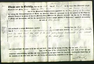 Deed by Married Women - Sarah Banks-Original Ancestry