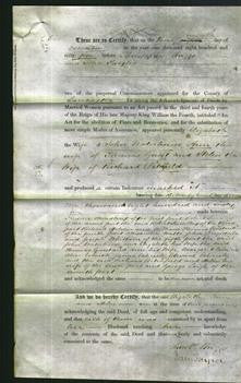 Deed by Married Women - Elizabeth Waterhouse, Ann Guest and Helen Ditchfield-Original Ancestry