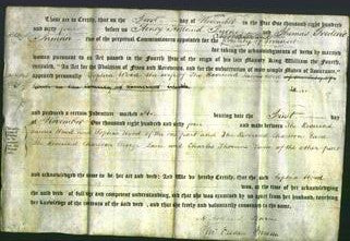 Deed by Married Women - Sophia Wood-Original Ancestry
