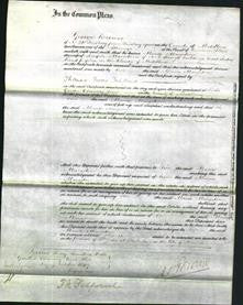 Court of Common Pleas - Maria Margetson-Original Ancestry