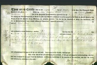 Deed by Married Women - Frances Daly-Original Ancestry