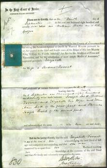 Deed by Married Women - Elizabeth Forrest-Original Ancestry