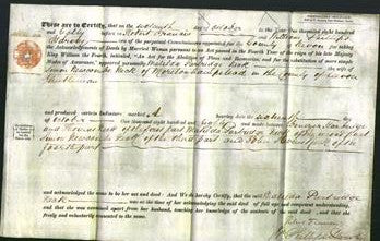 Deed by Married Women - Matilda Partridge Neck-Original Ancestry
