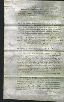 Deed by Married Women - Elizabeth Waterhouse, Ann Guest and Helen Ditchfield-Original Ancestry