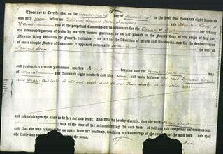 Deed by Married Women - Mary Hunt-Original Ancestry