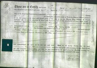 Deed by Married Women - Elizabeth Bishop-Original Ancestry