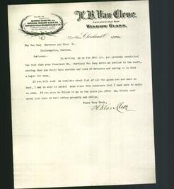 Letterhead - H.B. Van Cleve